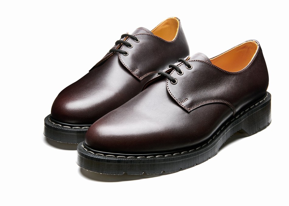 Solovair Greasy Men Gibson Shoes Brown | S3-995-BNG-G-035