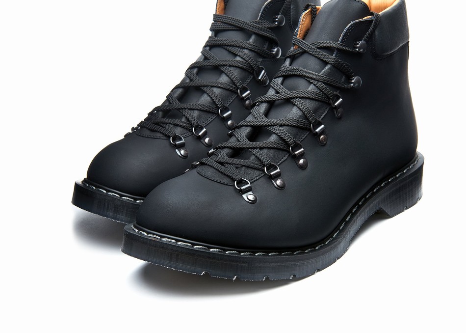 Solovair Greasy Urban Men Hiking Boots Black | 455-011-035