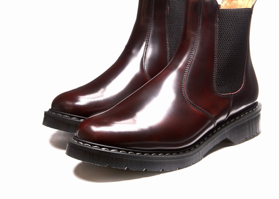 Solovair Rub-Off Women Dealer Boots Burgundy | S0-900-BUR-G-030